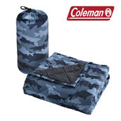 Coleman Quilted Water-Resistant Nylon and Sherpa Throw Blanket - 50 in. x 60 in.