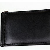 CHAMPS Leather Moneyclip