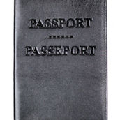 CHAMPS Genuine Leather Passport Holder
