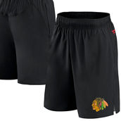 Fanatics Branded Men's Black Chicago Blackhawks Authentic Pro Tech Shorts