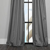 Manor Luxe Ripple Solid Blackout Thermal Rod Pocket Curtain Single Panel, 54 x 96in