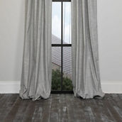 Manor Luxe Lucille Solid Blackout Thermal Rod Pocket Curtain, One Panel, 54 x 120in