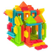 PicassoTiles® Hedgehog Lock Tiles Building Blocks, 120-Piece