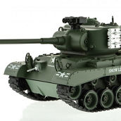 CIS-YZ-814 1:18 scale WWII USA Snow Leopard tank with lights sound and BB gun