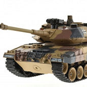 CIS-YZ-822 1:18 scale German Leopard 2 Camo tank with lights sound and BB gun