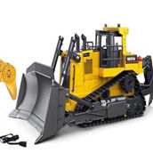 CIS-1569 1:16 scale 11 Ch Bulldozer with 2.4 GHz remote and rechargeable batteries