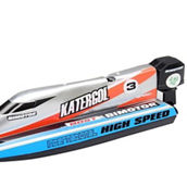 CIS-3313M-O Micro 2.4 Ghz Formula 1 speed boat with decals 2 colors Red and Blue