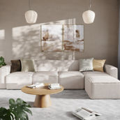 Flash Furniture 5 Piece Modular Sectional Sofa with Ottoman