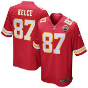 Nike Men's Travis Kelce Red Kansas City Chiefs Game Jersey