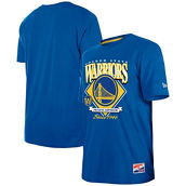 New Era Men's Royal Golden State Warriors Throwback T-Shirt