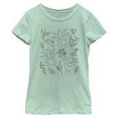 Mad Engine Girls Pokemon Forest Flowers T-Shirt
