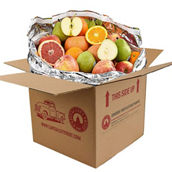 Fruit Gift Box (20lbs) - Fresh Oranges, Pears, Apples, and Grapefruit (32 pieces)