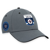 Fanatics Branded Men's Gray Winnipeg Jets Authentic Pro Home Ice Flex Hat