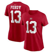 Nike Women's Brock Purdy Scarlet San Francisco 49ers Player Name & Number T-Shirt