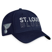 Fanatics Branded Men's Navy St. Louis Blues Authentic Pro Road Flex Hat