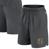 Fanatics Branded Men's Gray Vegas Golden Knights Authentic Pro Tech Shorts