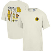 Comfort Wash Men's Comfort Wash Cream Michigan Wolverines Camping Trip T-Shirt