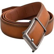 CHAMPS Men's Leather Automatic and Adjustable Belt, Tan