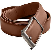 CHAMPS Men's Leather Automatic and Adjustable Belt, Brown
