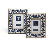 Two's Company Blue Belle Set of 2 Frame