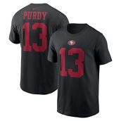 Nike Men's Brock Purdy Black San Francisco 49ers Player Name & Number T-Shirt