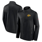 Fanatics Men's Fanatics Black Chicago Blackhawks Authentic Pro Full-Zip Jacket