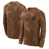 Nike Men's Brown Buffalo Bills 2023 Salute To Service Long Sleeve T-Shirt