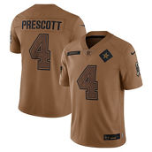 Nike Men's Dak Prescott Brown Dallas Cowboys 2023 Salute To Service Limited Jersey