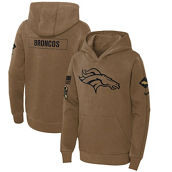 Nike Youth Brown Denver Broncos 2023 Salute to Service Club Fleece Pullover Hoodie