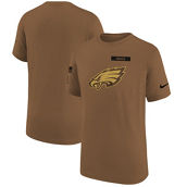 Nike Youth Brown Philadelphia Eagles 2023 Salute to Service Legend T-Shirt