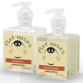 Flat Noses Tearless Dog Shampoo and Conditioner Set
