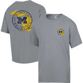 Comfort Wash Men's Comfort Wash Graphite Michigan Wolverines STATEment T-Shirt