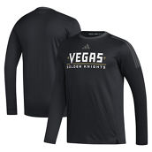 adidas Men's Black Vegas Golden Knights AEROREADY® Long Sleeve T-Shirt