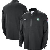 Nike Men's Black Boston Celtics Authentic Performance Half-Zip Jacket
