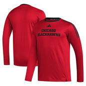 adidas Men's Red Chicago Blackhawks AEROREADY® Long Sleeve T-Shirt