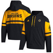 adidas Men's Black Boston Bruins Full-Zip Hoodie
