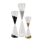 Tozai Set of 3 Conical Sand Timer - Glass