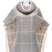FRAAS Houndstooth Poncho
