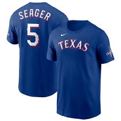 Men's Nike Corey Seager Texas Rangers World Series Champs Name & Number T-Shirt