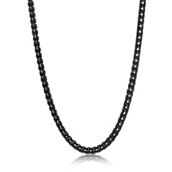 Metallo Stainless Steel 4mm Franco Chain Necklace