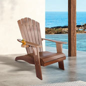 Durable and Weatherproof Adirondack Chair with Polystyrene Composite Material