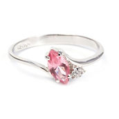 Sterling Silver Marquise Crystal Birthstone Ring