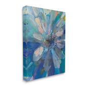 Stupell Canvas Abstract Blue Floral Petals, 36x48