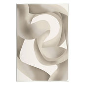 Stupell Wall Plaque Modern Wavy Abstraction , 13x19