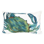 Liora Manne Visions Coastal Nautical Indoor Outdoor Lumbar Pillow