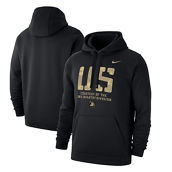 Men's Nike Black Army Black Knights Rivalry Courtesy Of Fleece Pullover Hoodie