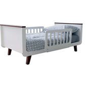 Little Partners MOD Toddler Bed White Earl Grey