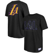 New Era Men's Black Los Angeles Lakers 2023/24 City Edition Elite Pack T-Shirt