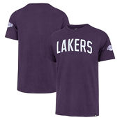 '47 Men's Purple Los Angeles Lakers Franklin Fieldhouse T-Shirt
