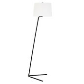 Hudson&Canal Markos Tilted Floor Lamp with Fabric Shade
